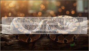 ball python size and lifespan