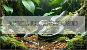 behavior, diet, and reproduction