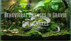 behavioral changes in gravid corn snakes