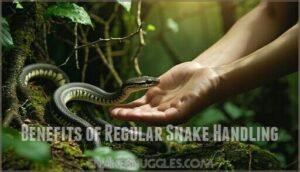 benefits of regular snake handling