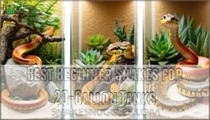 best beginner snakes for 20-gallon tanks