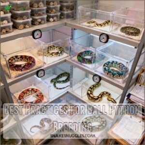 best practices for ball python breeding