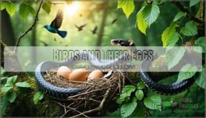 birds and their eggs