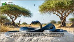 black mamba size and behavior