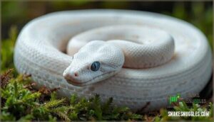 blue-eyed leucistic