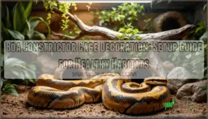boa constrictor cage decoration