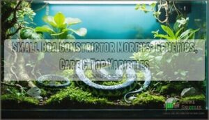 boa constrictor morphs that stay small