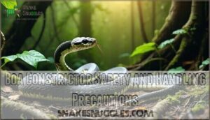 boa constrictor safety and handling precautions