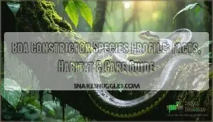 boa constrictor species profile boa constrictor species profile