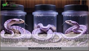breeding lavender corn snakes successfully