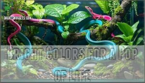 bright colors for a pop of life