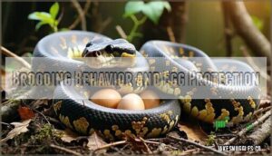 brooding behavior and egg protection