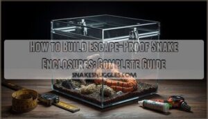 building snake escape proof enclosures