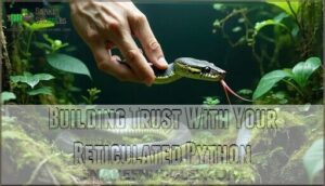 building trust with your reticulated python