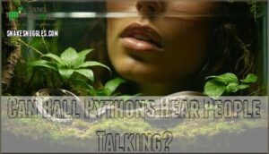 can ball pythons hear people talking