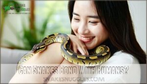 can snakes bond with humans