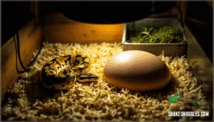 caring for a pregnant snake