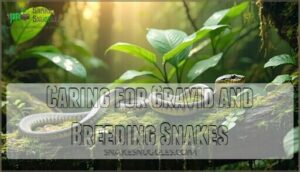 caring for gravid and breeding snakes