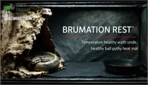 caring for your ball python during brumation