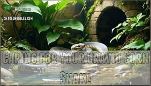 caring for your gravid corn snake