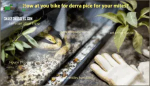 causes of snake mite infestations