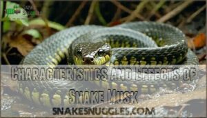 characteristics and effects of snake musk