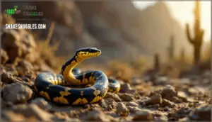 characteristics of black and yellow snakes