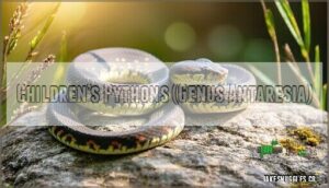 children’s pythons (genus antaresia)