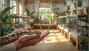 choosing a docile boa constrictor
