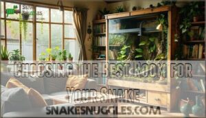 choosing the best room for your snake