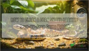 cleaning a corn snake habitat guide
