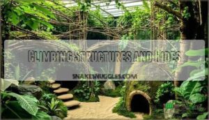 climbing structures and hides