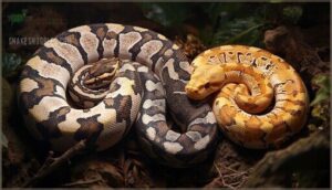 clown, axanthic, and pastel morphs