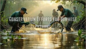 conservation efforts for burmese pythons