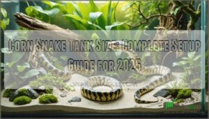 corn snake tank size