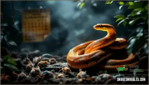 correct prey size and feeding frequency
