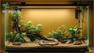 creating a day-night cycle for snakes