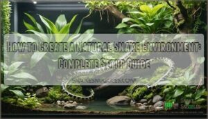 creating a natural snake environment