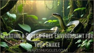 creating a stress-free environment for your snake