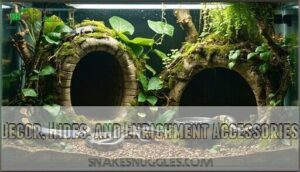 decor, hides, and enrichment accessories