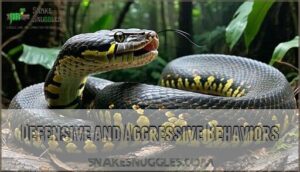 defensive and aggressive behaviors