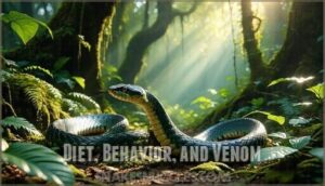 diet, behavior, and venom