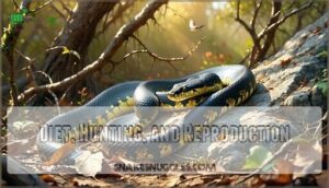 diet, hunting, and reproduction