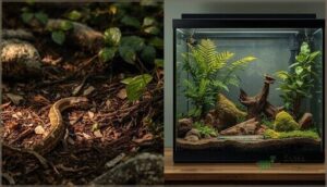 differences in wild vs captive habitats