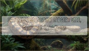 do female boas grow larger