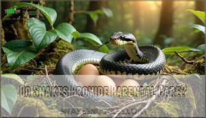 do snakes provide parental care