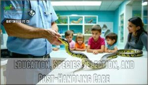 education, species selection, and post-handling care