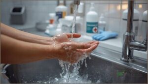 emergency procedures after potential exposure