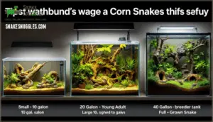 enclosure size for hatchlings vs. adults
