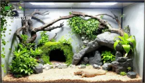enhancing reptile health with smart decor